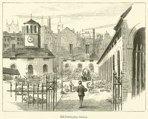 Old Farringdon Market (grabado)