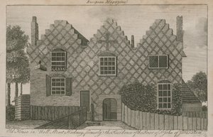 Casa Antigua en Well Street, Hackney, antigua residencia del Prior de San Juan de Jerusalén