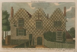 Casa antigua en Well Street, Hackney, antigua residencia del Prior de San Juan de Jerusalén de English School