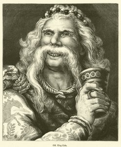 El Viejo Rey Cole (grabado) de English School