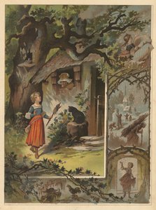 La Vieja Mamá Ganso (cromolito) de English School