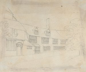 El Viejo Pied Bull, Islington (parte trasera) de English School