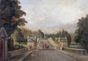 Viejo puente de Richmond, 1779 de English School