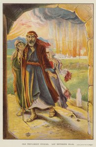 Historias del Antiguo Testamento, Lot entrando en Zoar de English School