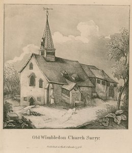 Antigua Iglesia de Wimbledon en Surrey de English School