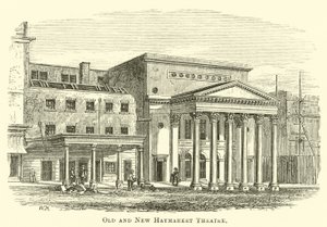 Teatro antiguo y nuevo Haymarket de English School