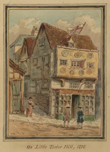 En Little Tower Hill, Londres, 1790 de English School