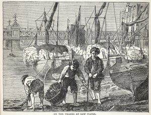 En el Támesis con marea baja de English School