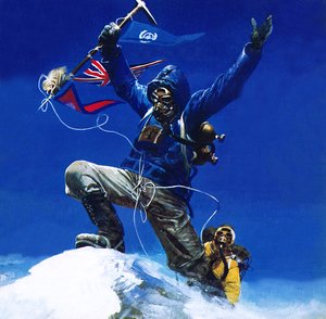 En la cima del Everest de English School