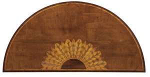 Una de un par de mesas de juego de doble ala de Jorge III, c.1780 de English School