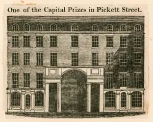 Uno de los premios capitales en Pickett Street, Temple Bar, Londres de English School