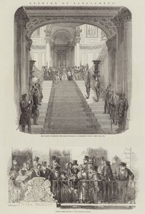 Apertura del Parlamento (grabado)