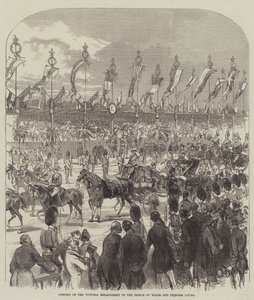 Inauguración del Victoria Embankment por el Príncipe de Gales y la Princesa Luisa de English School