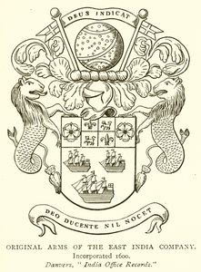 Escudo Original de la Compañía de las Indias Orientales de English School