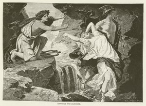 Orfeo y Eurídice (grabado) de English School