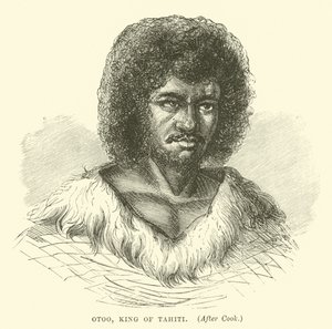 Otoo, Rey de Tahití, después de Cook de English School