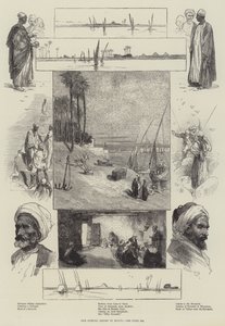 Nuestro artista especial en Egipto (grabado) de English School