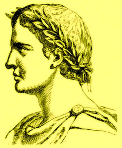 Ovidio Nasón, ilustración de The Illustrated History of the World, publicado c.1880 de English School