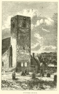 Iglesia de Ovingham (grabado) de English School