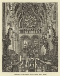 Catedral de Oxford, coro y extremo este de English School