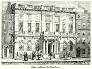 Oxford and Cambridge Club House (grabado) de English School
