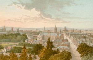 Oxford desde la Torre Magdalen de English School