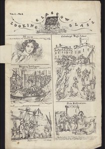 Página del folleto sobre la Feria de Glasgow, publicado el 23 de julio de 1835