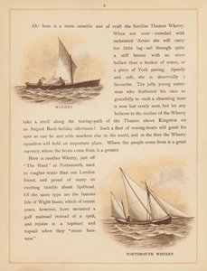 Página de Los barcos del mundo, finales del siglo XIX (litografía en color) de English School