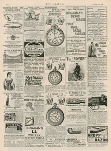 Página de publicidad de The Graphic, 22 de septiembre de 1888 de English School