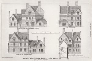 Esquina de Palace Road, Roupell Park Estate de English School