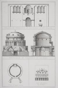 Palacio y Mausoleo de Teodorico (c.454-526) en Rávena, de 