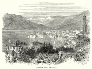 Pallanza, Lago Mayor (grabado) de English School
