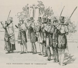 Procesión de palmas - Fiesta de los Tabernáculos de English School