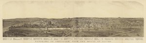 Panorama de Jerusalén desde el Monte de los Olivos de English School