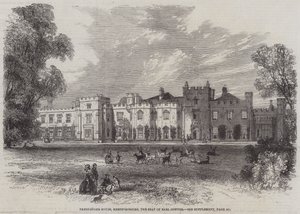 Casa Panshanger, Hertfordshire, la Residencia del Conde Cowper de English School