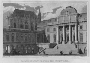 París, Palais De Justice, desde el patio