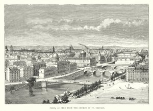 París, visto desde la Iglesia de San Gervasio de English School