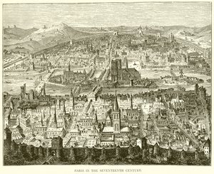 París en el siglo XVII de English School