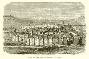 París en la época de Felipe Augusto de English School