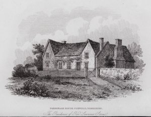 Casa Parroquial, Coxwold, Yorkshire, la residencia del Rev Laurence Sterne