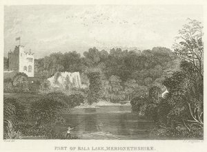Parte del lago Bala, Merionethshire