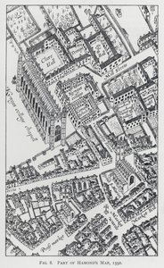 Parte del mapa de Hamond de English School