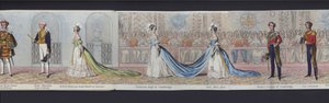 Parte del panorama del matrimonio de la Reina Victoria, c.1840