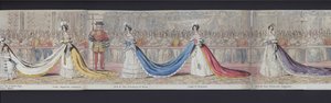 Parte del panorama del matrimonio de la Reina Victoria, c.1840