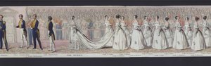 Parte del panorama del matrimonio de la Reina Victoria, c.1840
