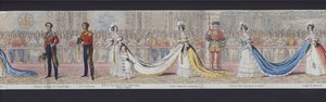 Parte del panorama del matrimonio de la Reina Victoria, c.1840