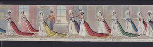 Parte del panorama del matrimonio de la Reina Victoria, c.1840 de English School
