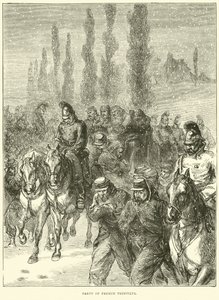 Partida de prisioneros franceses, enero 1871 de English School
