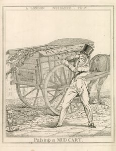 Pasando un carro de barro de English School