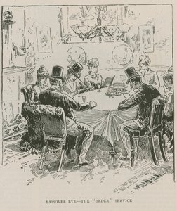Víspera de Pascua - el Servicio del Seder de English School